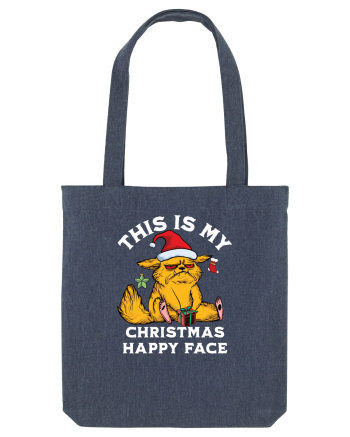 This is my Christmas happy face  Midnight Blue
