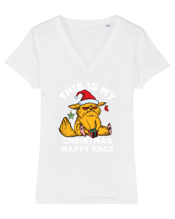 This is my Christmas happy face  White