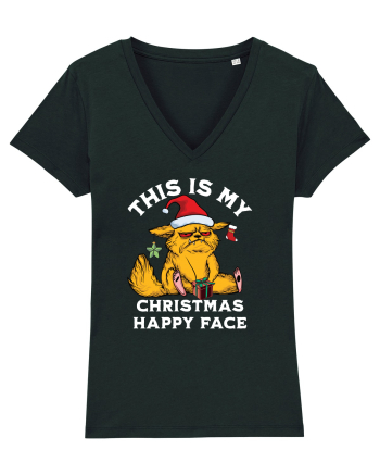 This is my Christmas happy face  Black
