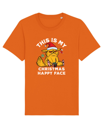 This is my Christmas happy face  Bright Orange