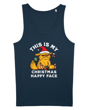 This is my Christmas happy face  Navy