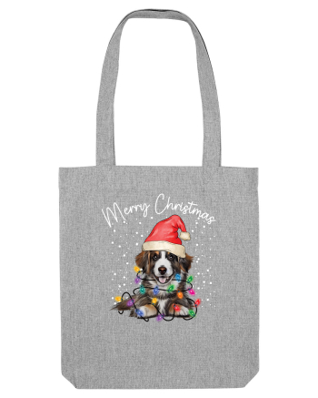 de Craciun cu luminite - Border Collie Heather Grey