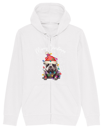 de Craciun cu luminite - Bulldog White