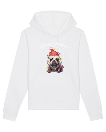 de Craciun cu luminite - Bulldog White