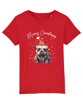 de Craciun cu luminite - Bulldog Red
