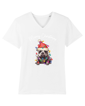 de Craciun cu luminite - Bulldog White