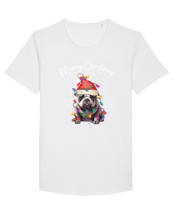 de Craciun cu luminite - Bulldog White