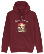 de Craciun cu luminite - Corgi Hanorac cu fermoar Unisex Connector