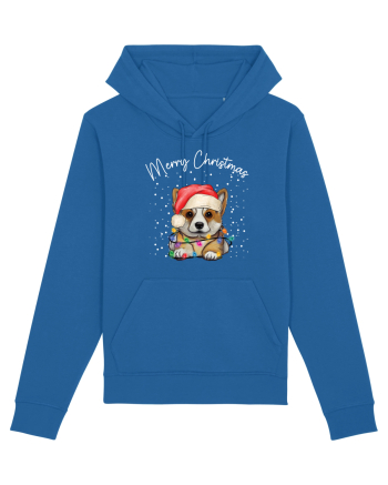 de Craciun cu luminite - Corgi Royal Blue