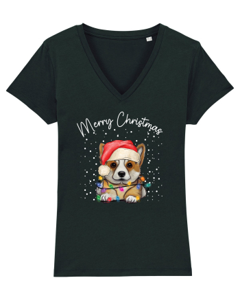 de Craciun cu luminite - Corgi Black
