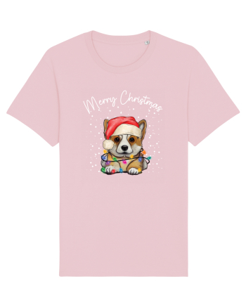 de Craciun cu luminite - Corgi Cotton Pink
