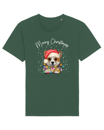 de Craciun cu luminite - Corgi Bottle Green