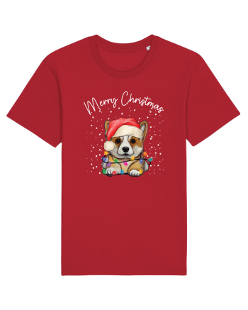 de Craciun cu luminite - Corgi Red