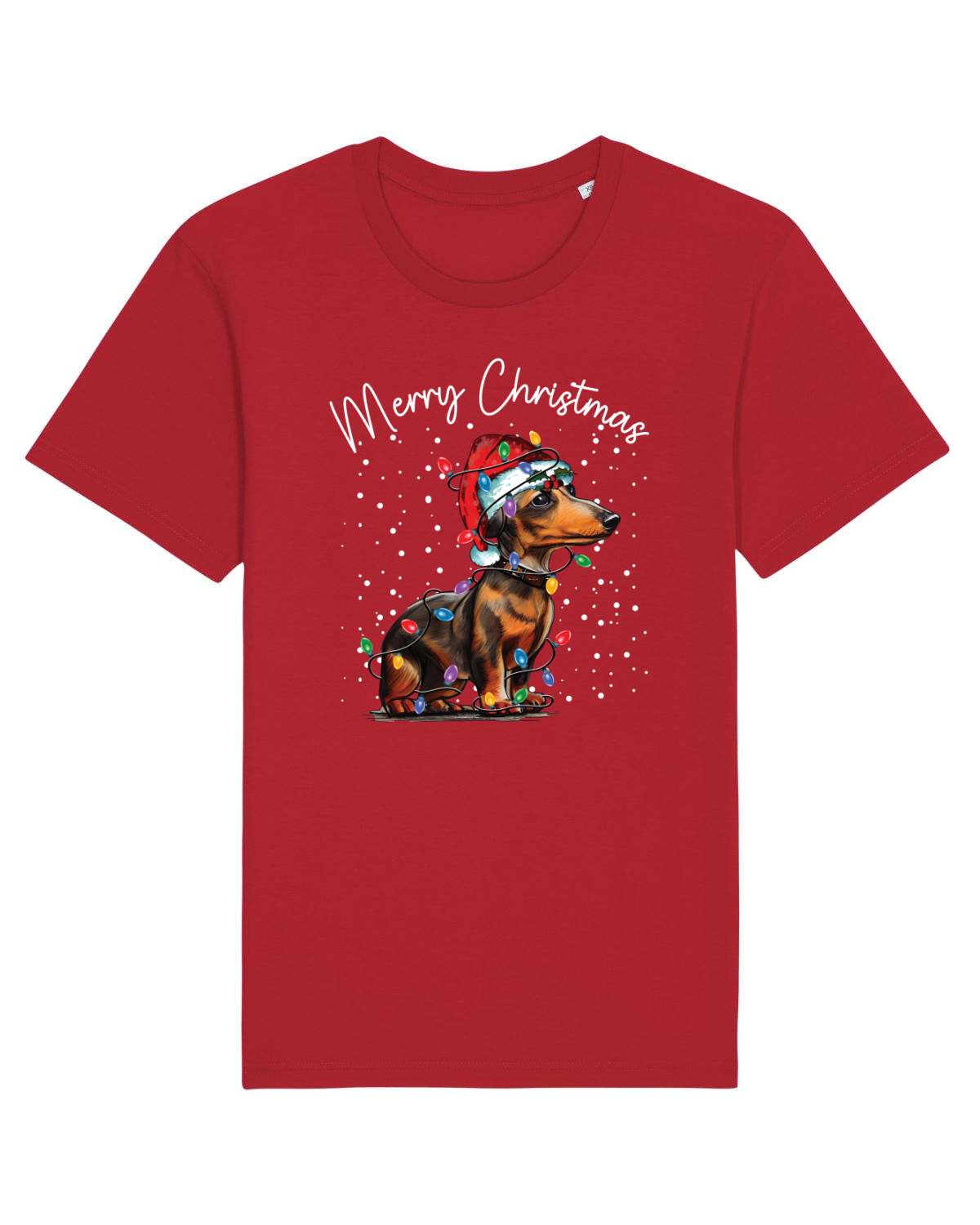 Tricou mânecă scurtă Unisex Rocker Red