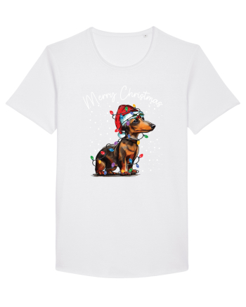 de Craciun cu luminite - Dachshund White