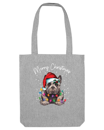 de Craciun cu luminite - English Bulldog Heather Grey