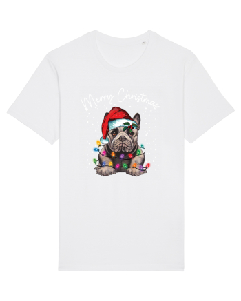 de Craciun cu luminite - English Bulldog White