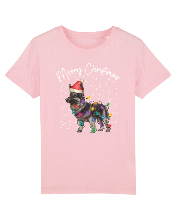 de Craciun cu luminite - German Shepherd Cotton Pink