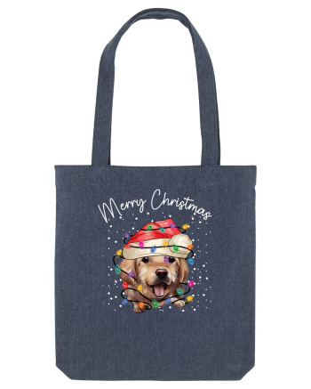 de Craciun cu luminite - Golden Retriever Midnight Blue