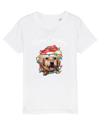 de Craciun cu luminite - Golden Retriever White