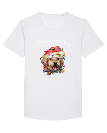 de Craciun cu luminite - Golden Retriever White