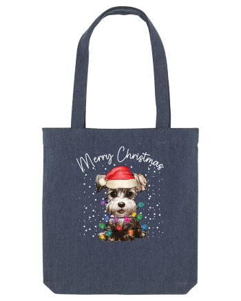 de Craciun cu luminite - Miniature Schnauzer Midnight Blue