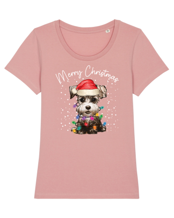 de Craciun cu luminite - Miniature Schnauzer Canyon Pink