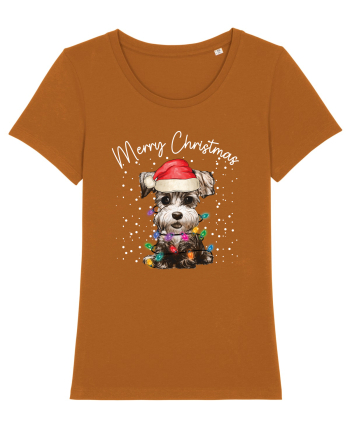 de Craciun cu luminite - Miniature Schnauzer Roasted Orange