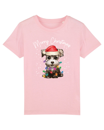 de Craciun cu luminite - Miniature Schnauzer Cotton Pink
