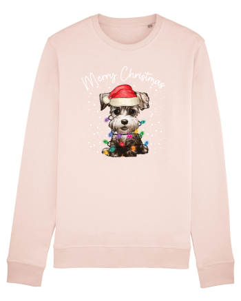 de Craciun cu luminite - Miniature Schnauzer Candy Pink