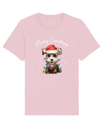 de Craciun cu luminite - Miniature Schnauzer Cotton Pink