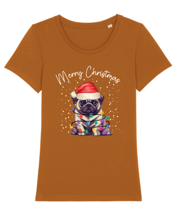 de Craciun cu luminite - Pug Roasted Orange