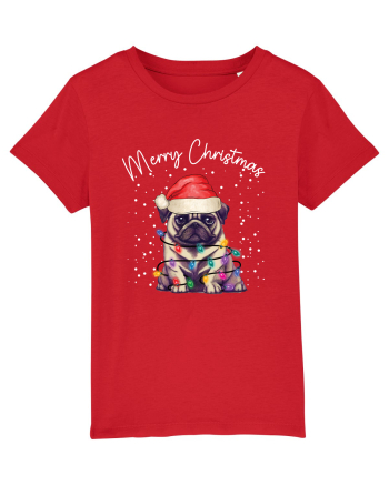 de Craciun cu luminite - Pug Red