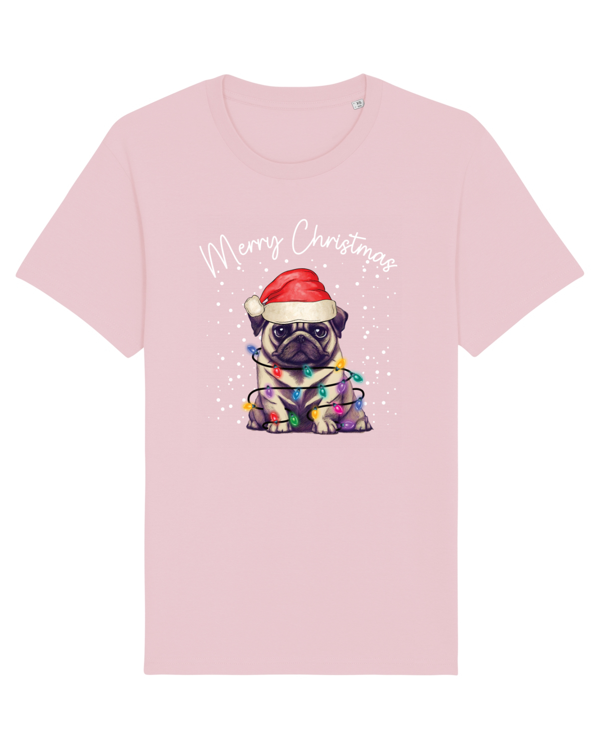 Tricou mânecă scurtă Unisex Rocker Cotton Pink