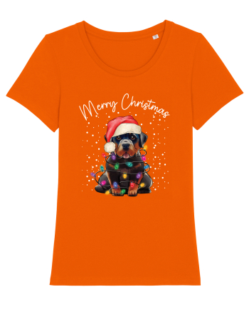 de Craciun cu luminite - Rottweiler Bright Orange