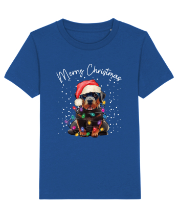 de Craciun cu luminite - Rottweiler Majorelle Blue