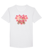 Cuplu de gnomi Tricou mânecă scurtă guler larg Bărbat Skater