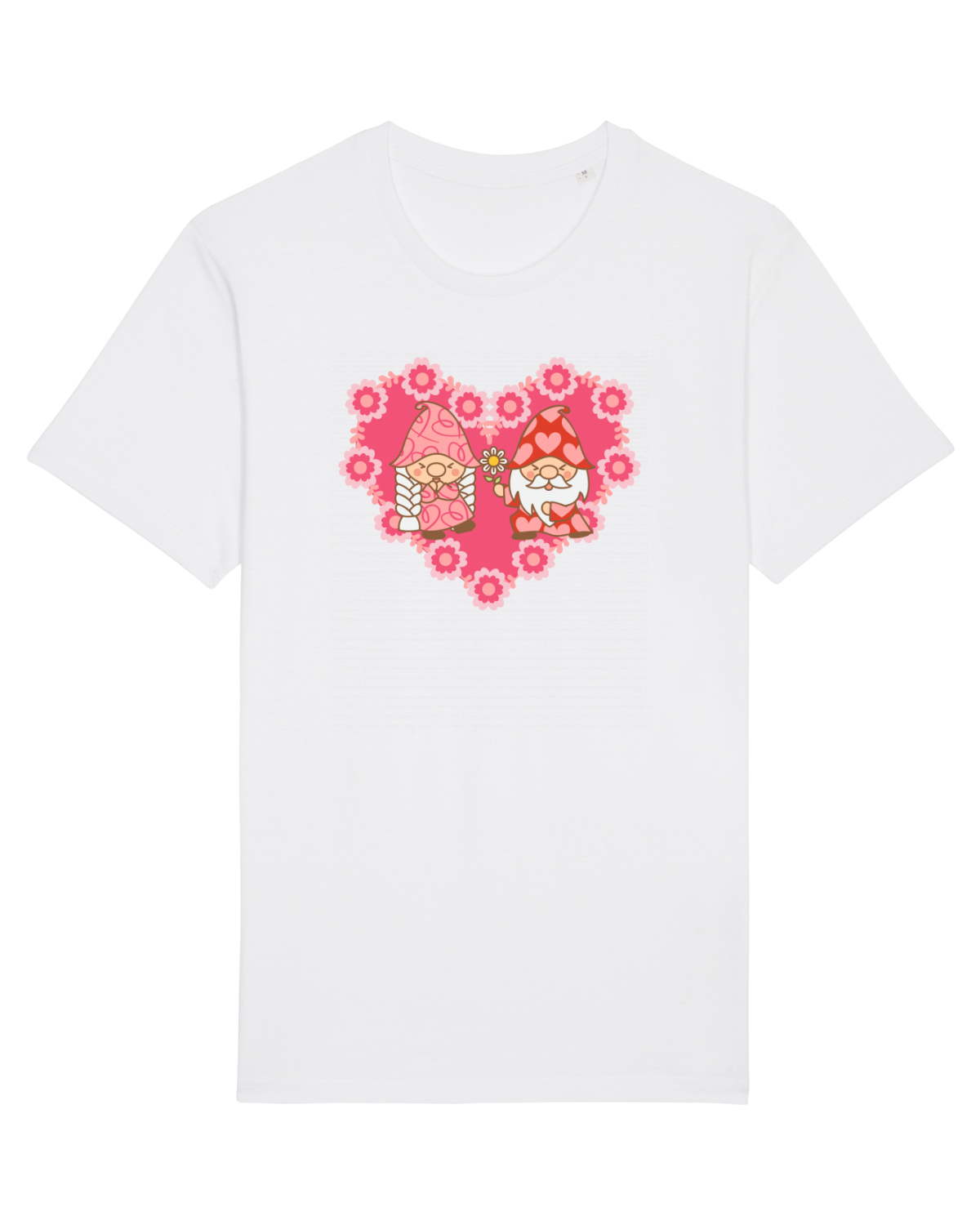 Tricou mânecă scurtă Unisex Rocker White