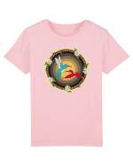 Cuplu de păsări colibri retro Tricou mânecă scurtă  Copii Mini Creator