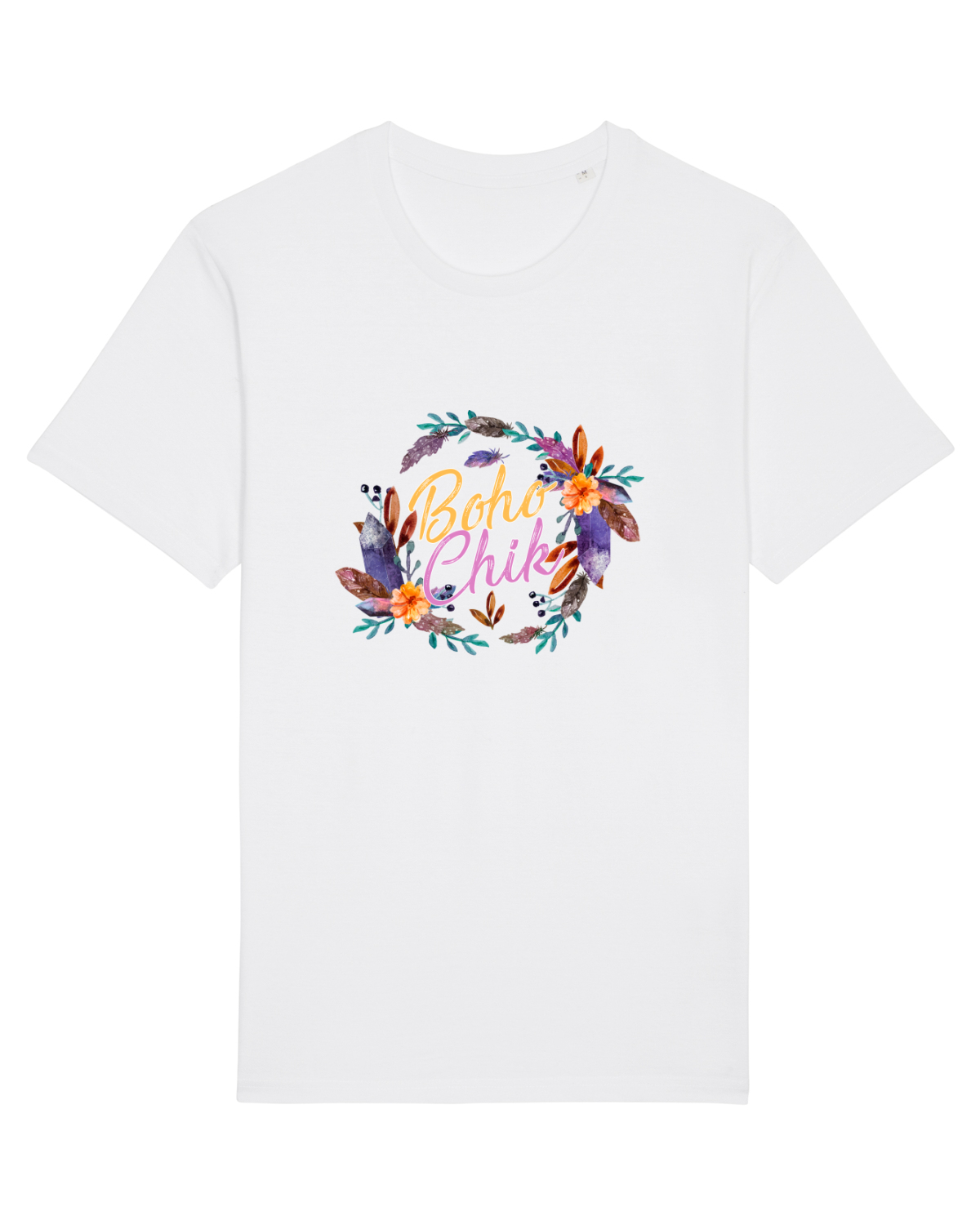 Tricou mânecă scurtă Unisex Rocker White