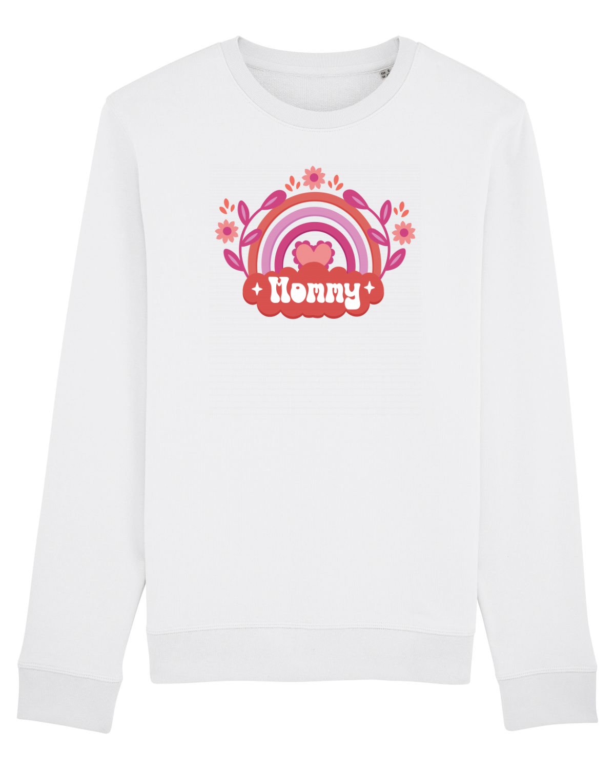Bluză mânecă lungă Unisex Rise White