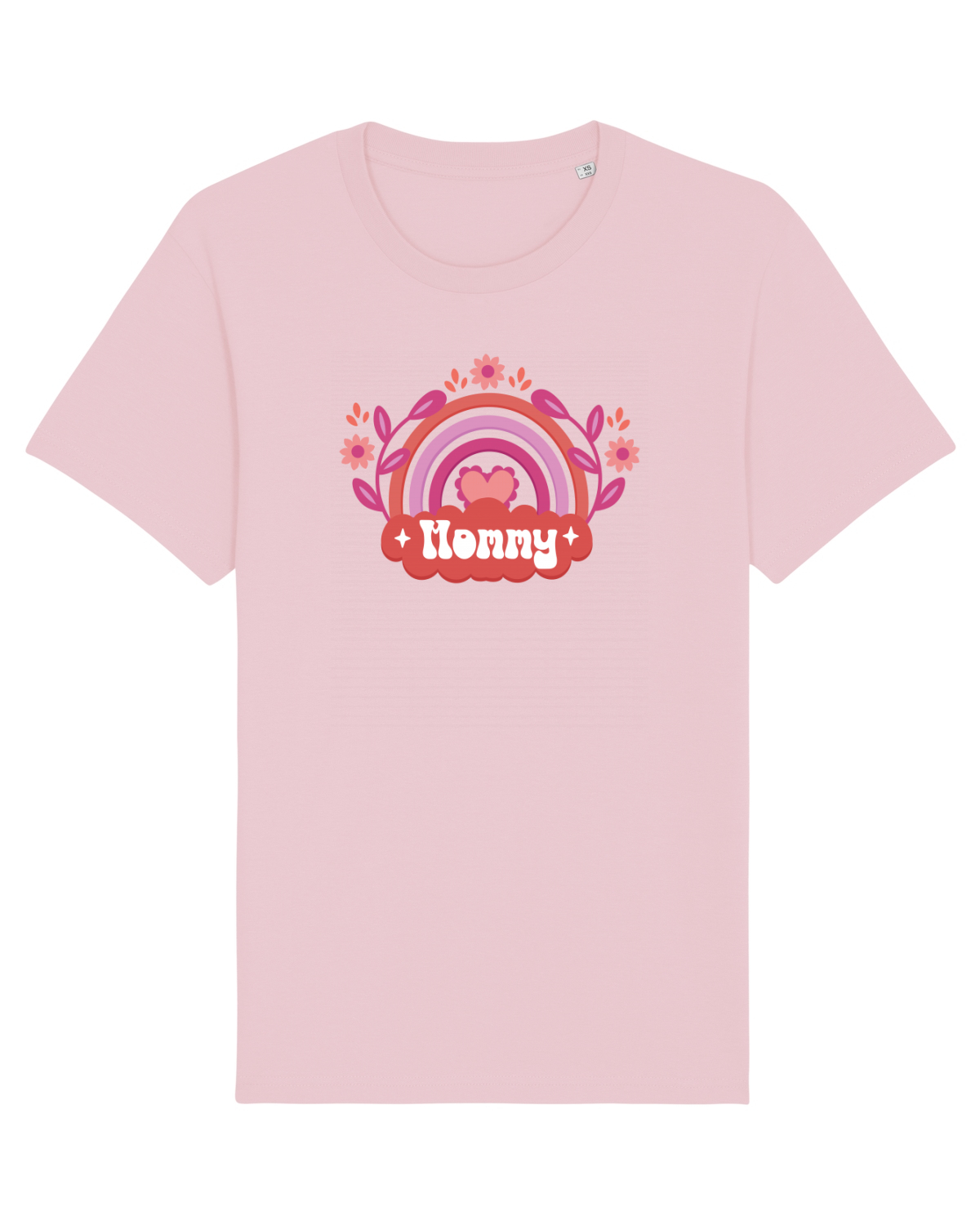 Tricou mânecă scurtă Unisex Rocker Cotton Pink