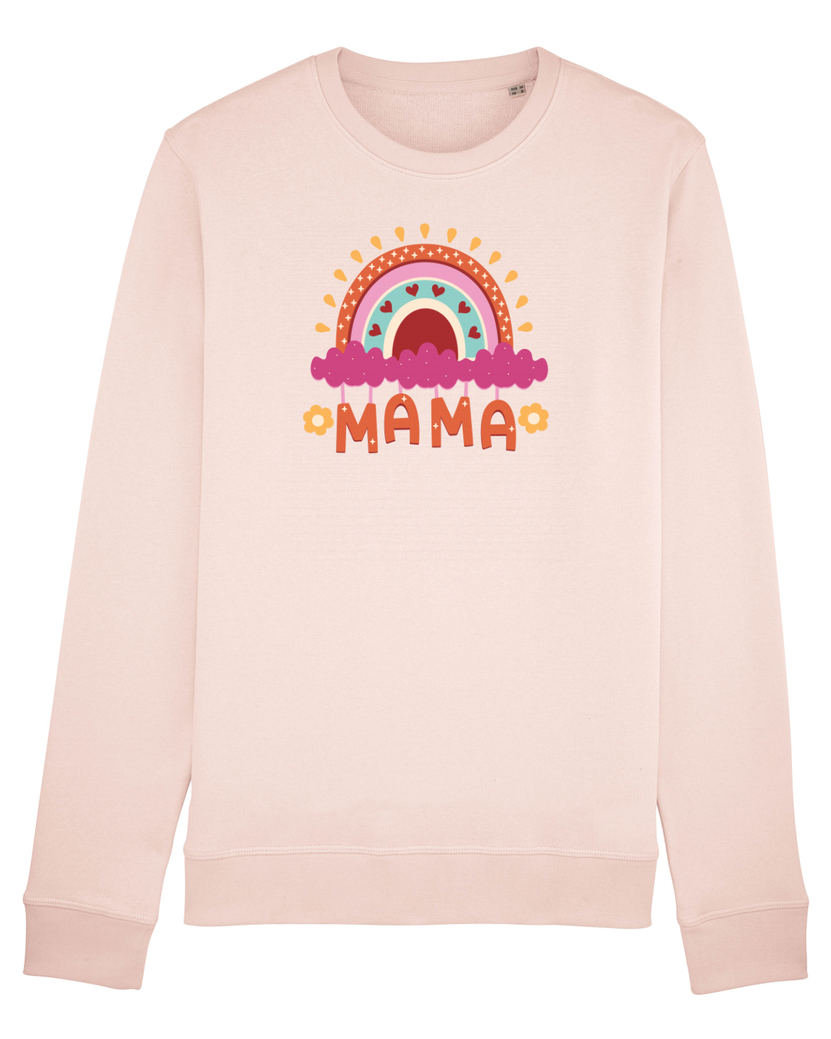 Bluză mânecă lungă Unisex Rise Candy Pink