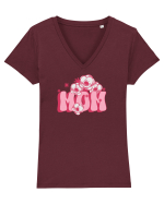Mom Tricou mânecă scurtă guler V Damă Evoker