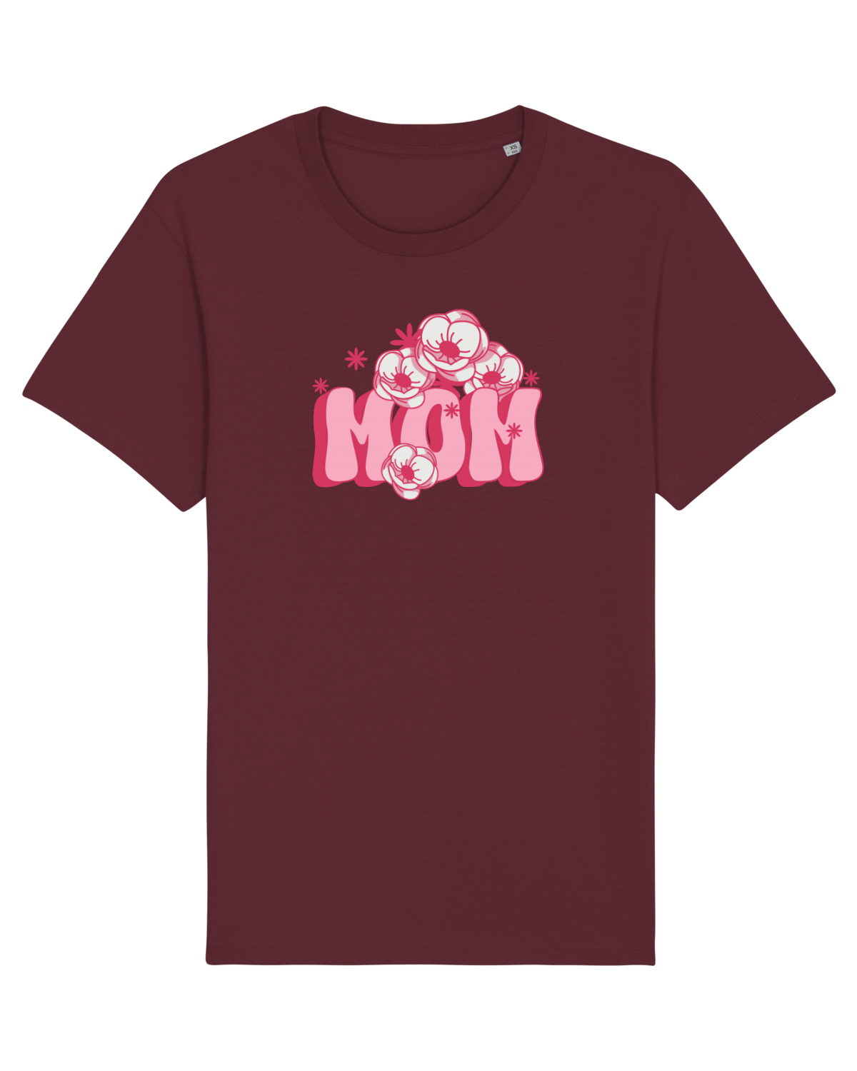 Tricou mânecă scurtă Unisex Rocker Burgundy