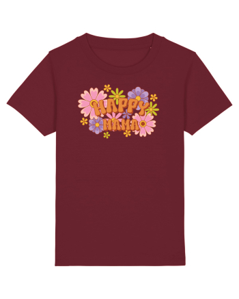 O mamă fericită retro Burgundy