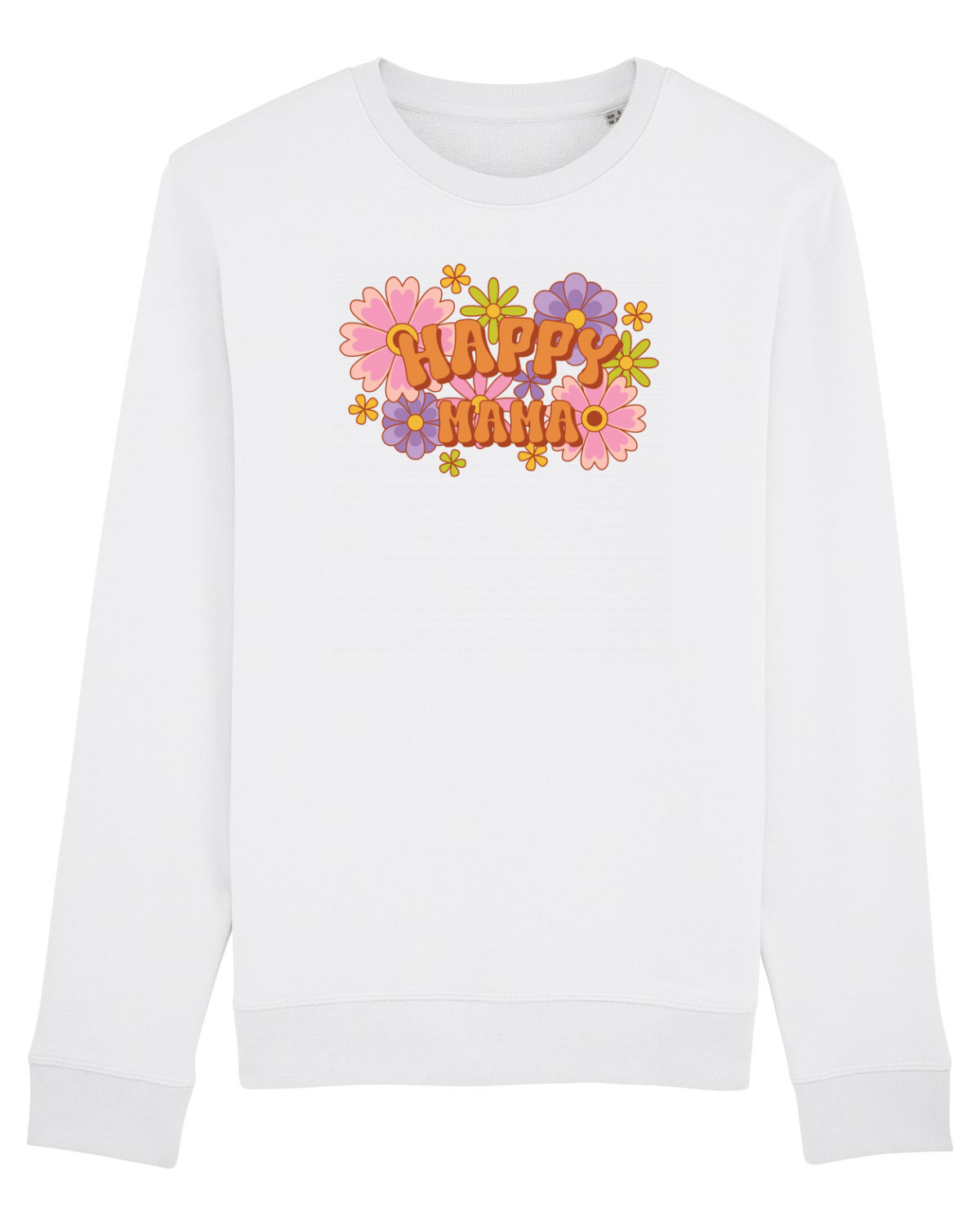 Bluză mânecă lungă Unisex Rise White