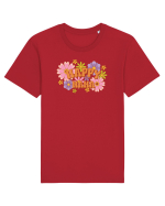 O mamă fericită retro Tricou mânecă scurtă Unisex Rocker