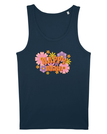 O mamă fericită retro Navy