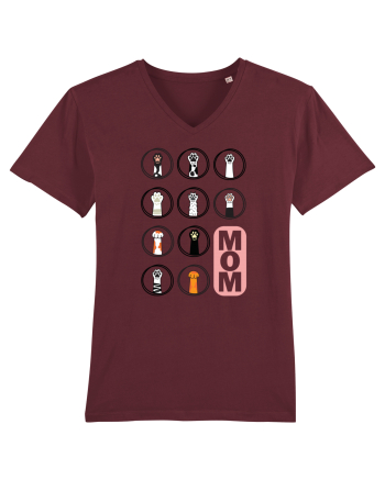 Cat mom Burgundy